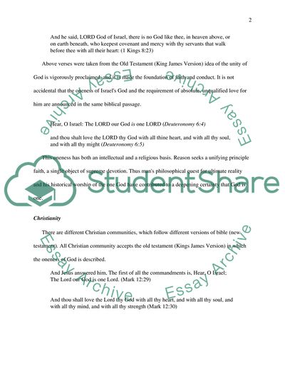 The Image of God in Islam, Judaism, and Christianity