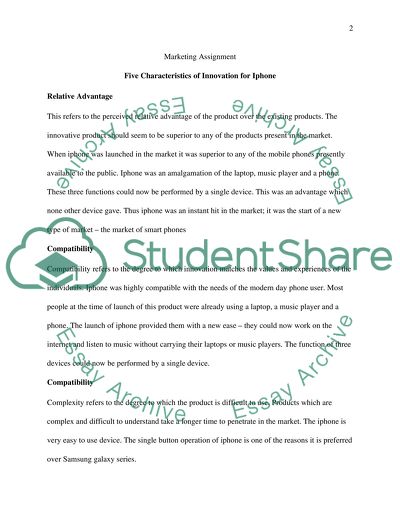 Marketing Assignment