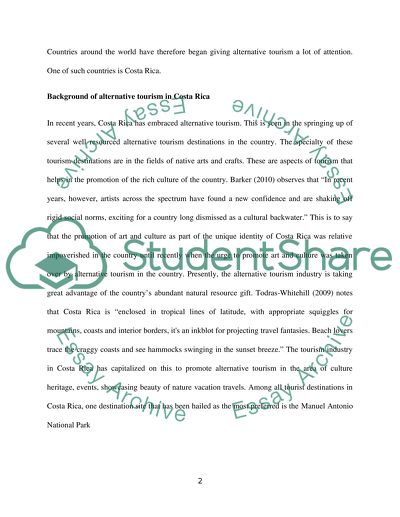 A new tourist market, Costa Rica