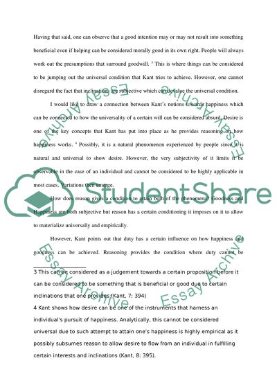 The Groundwork for the Metaphysics of Morals