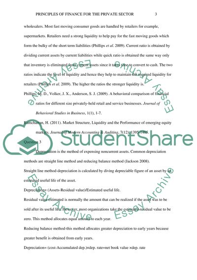 FIN 300 - Principles of Finance for the Private Sector 1-8