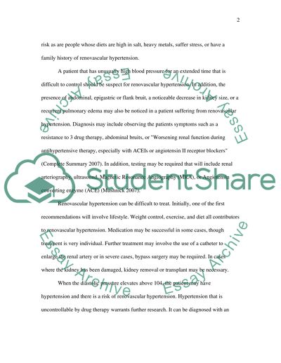 Renovascular Hypertension