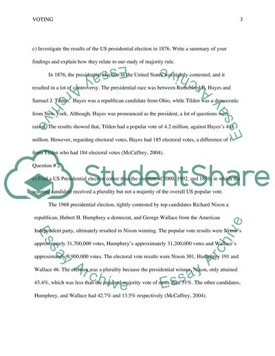 Analysis of the US Presidential Elections