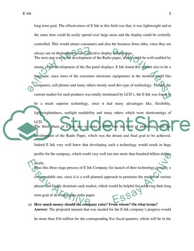 The Opportunity Confronting E Ink