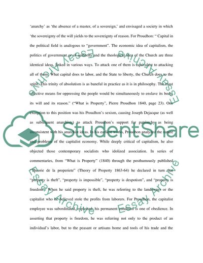 Proudhon and His Influence on Anarchy