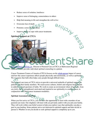 Spirituality Caregiver Support Groups