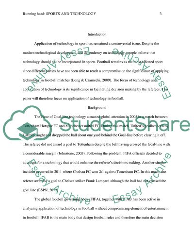 Sports and Technology the USA