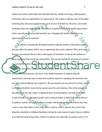 Improvement in Healthcare