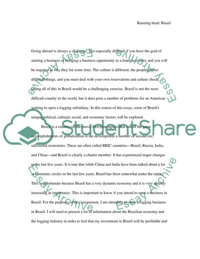 Business Environment in Brazil