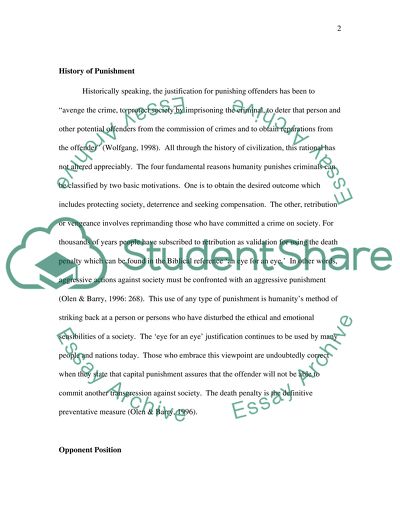 Death Penalty Should Continue