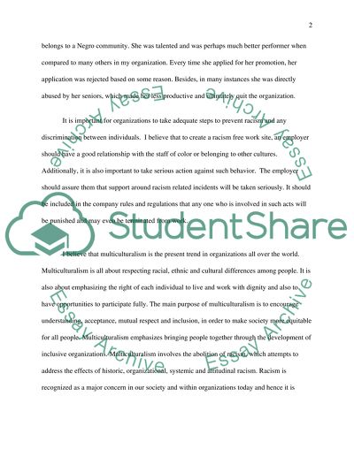 Racism in the Workforce