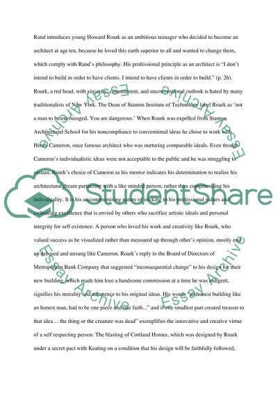 Love and Conflict between Dominique Francon and Howard Roark