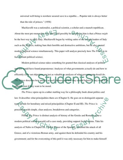 History of mordern political thought