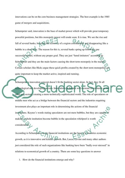 Financial Institutions Affect