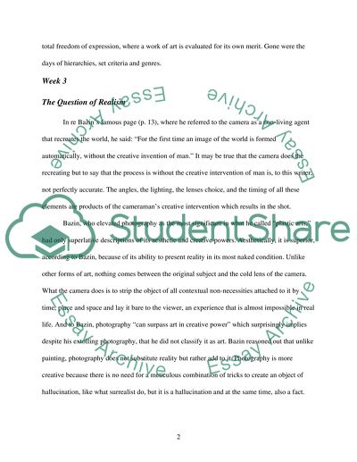 Philosophy and Cinema Journal