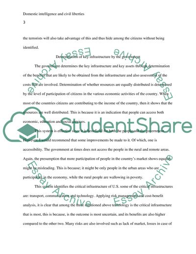 Domestic Intelligence and Priorities versus Politics