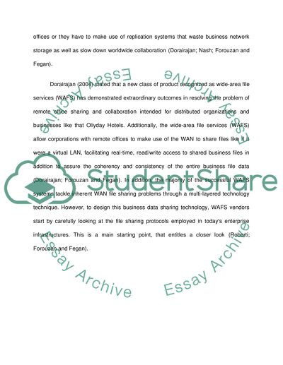 Transfer and Sharing of Information between Offices and Areas