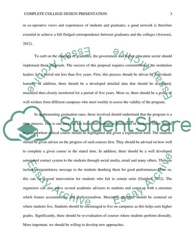 Complete College Design Presentation