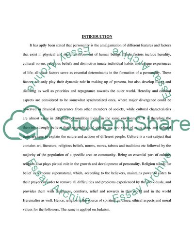 The Impact of Religious Beliefs and Cultural Traits on the Thinking