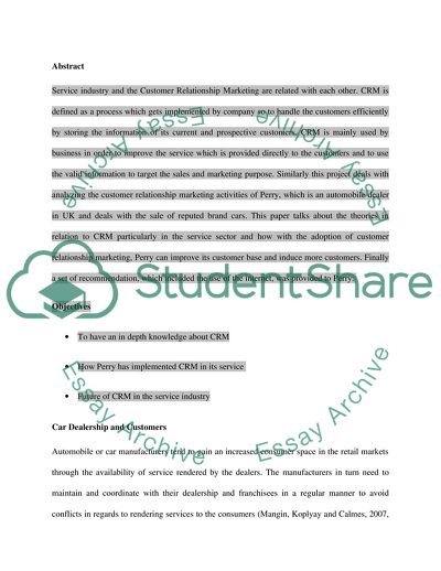 Cutting edge issues in service