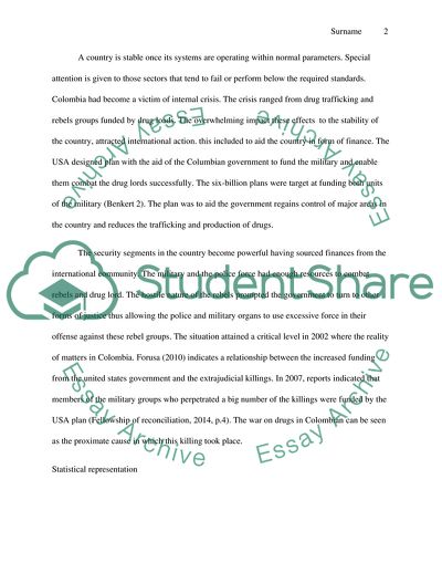 Extra-Judicial Killings in Colombia