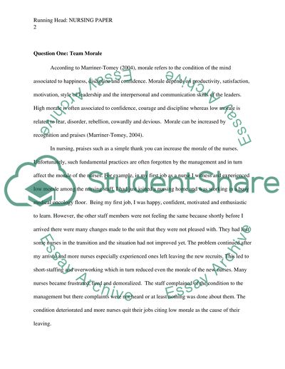 Keeping High Team Morale