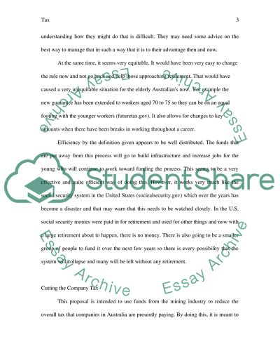 A Fair Tax and Transfer System