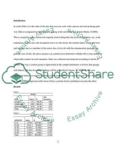 Salary Dependence on Social Factors
