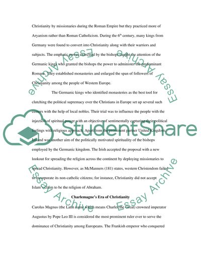 Christianity and European Civilization