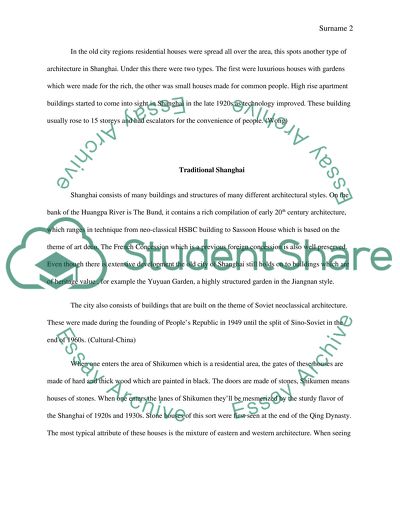 Traditional vs Modern Architecture design in Shanghai, China