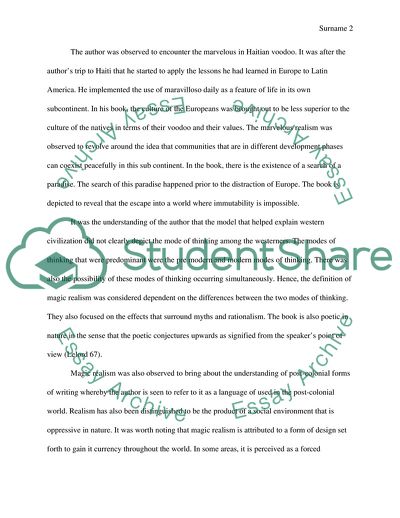 The Usage of Myths and Utopia in the book El Rieno de Este Mundo by Carpentier