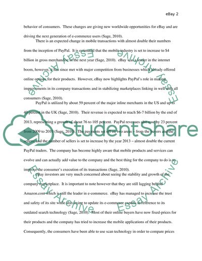 Development Factors of eBay