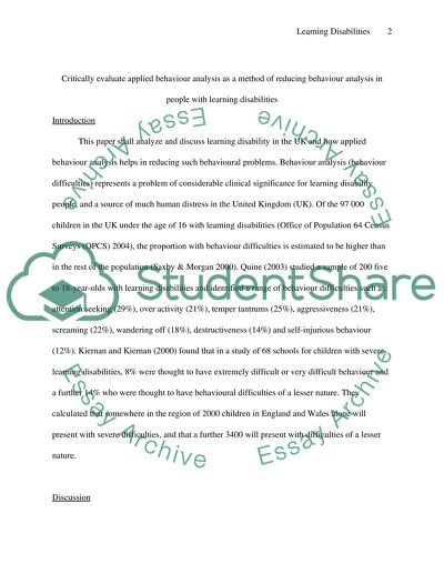 Learning Disability Is a Growing Problem in the UK