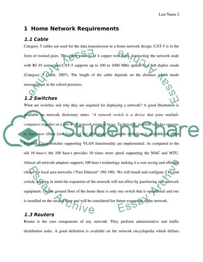 Home Network Components