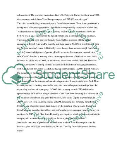 Business Analysis of British Airways