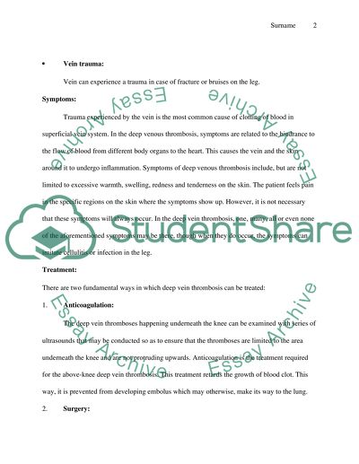 Dvt risk factors picture