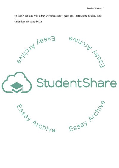 Exhibition of Your Own - Food and Dining