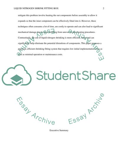 Liquid Nitrogen Shrinking Fitting Box