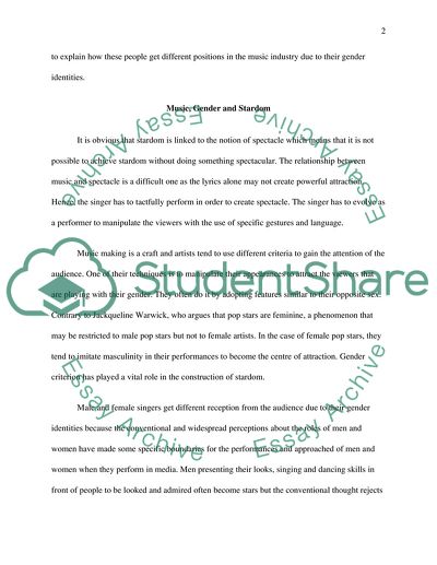 Gender Identities, Stardom and the Italian Popular Music