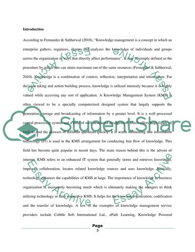 Knowledge Management System