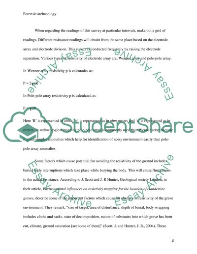 Forensic Archaeology Essay Example | Topics and Well Written Essays ...