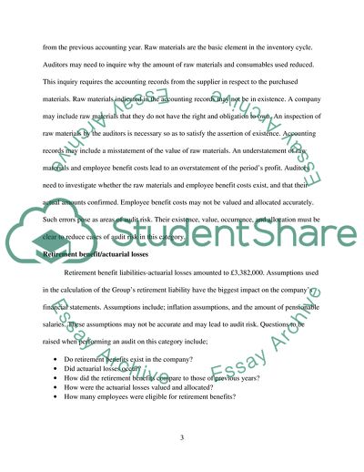 Auditing to James Cropper Plc