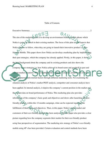 Nokia Company Product Marketing Plan