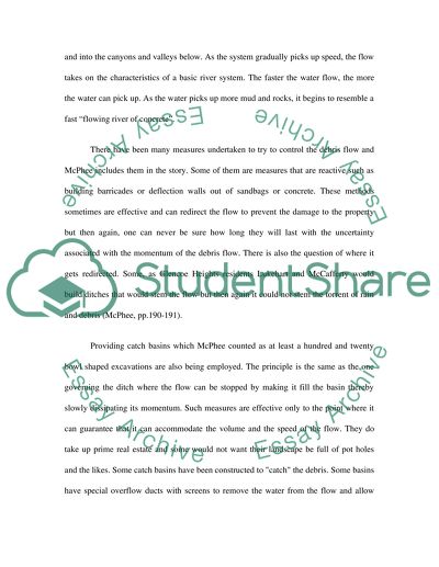 Los Angeles Against the Mountains by John Mcpee