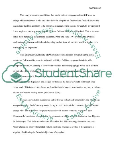 Major Peculiarities of Mergers