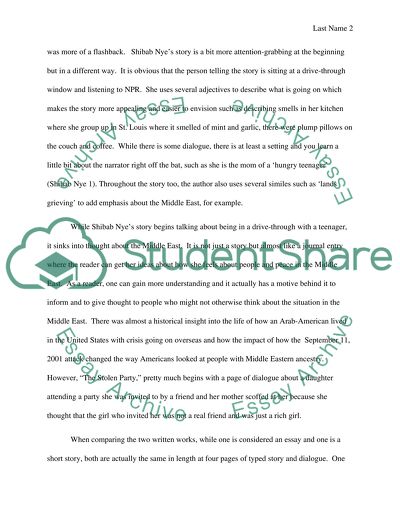 Comparing Naomi Shihab Nye and Liliana Heker