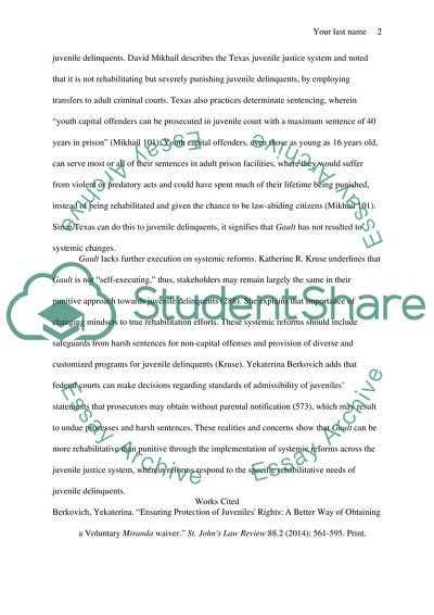 Juvenile Court Process