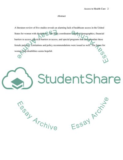 How Access to Health Care Affects Women with Disabilities