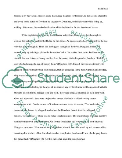 A Glance on the life of Frederick Douglass