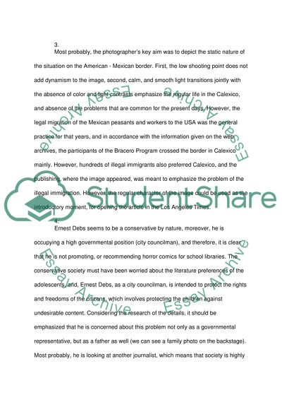 Assignment For Media Histories Class on Photography from 1850-1900